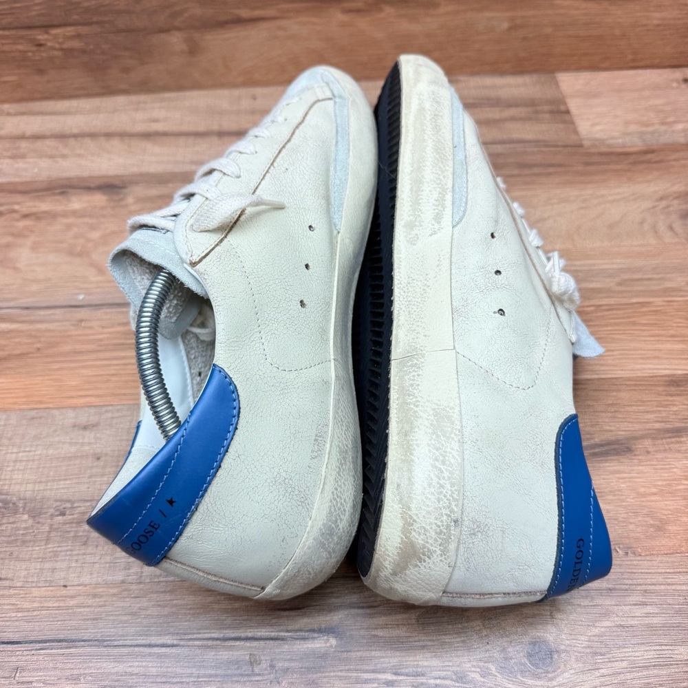 GOLDEN GOOSE Super-Star Men Size 10.5-11 44Leather m Sneakers - Picture 6 of 14